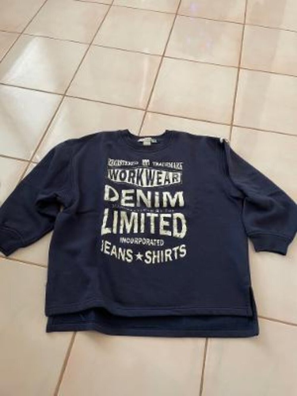 The Limited Denim Workwear Pullover. Y2K. XL